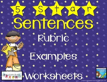 Five Star Writing: Writing Paper and Rubrics for Kindergarten - Self Check