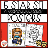 5 Star Sit Classroom Rule Poster