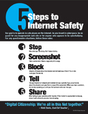 5 Steps to Internet Safety Poster