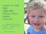 5 Strategies to Lead a Successful Preschool Music Circle
