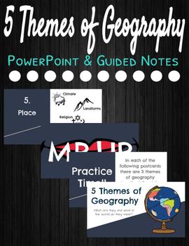 Preview of 5 Themes of Geography