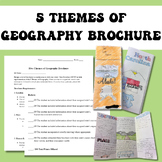 5 Themes of Geography Brochure Activity