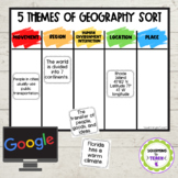 5 Themes of Geography Digital Sort 