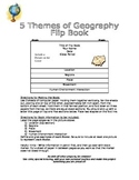 5 Themes of Geography Flip Book w/ Rubric