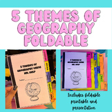 5 Themes of Geography Flipbook/Foldable