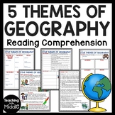 Five Themes of Geography Reading Comprehension Worksheet a