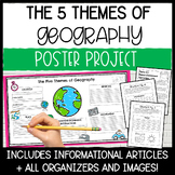 5 Themes of Geography Poster Project | A NO PREP 5 Themes 