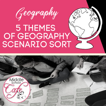 Preview of 5 Themes of Geography Scenario Sort Cards
