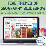 5 Themes of Geography Slideshow and Activity