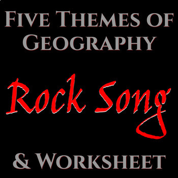 Preview of 5 Themes of Geography and Map Essentials - Nickelback's Rockstar Parody