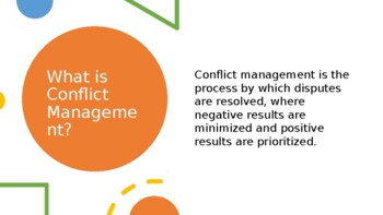 Preview of 5 Types of Conflict Management