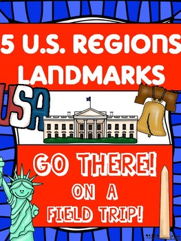 Preview of 5 US Regions Virtual Field Trip - Bundle