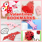 5 Valentine's Day Bookmark Corners x3 techniques, 5 Bookma