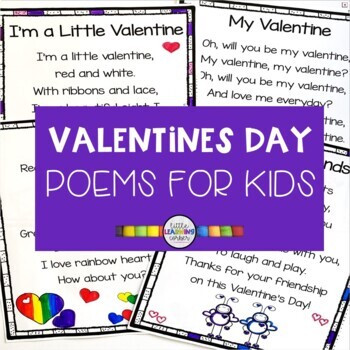 Preview of 5 Valentines Day Poems for Kids