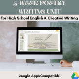 5-Week Poetry Writing Unit for High School English & Creat
