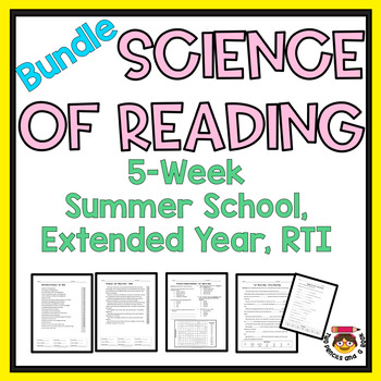Preview of 5-Week Science of Reading - RTI - Phonics, Reading Comprehension & Fluency