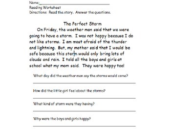 5 W's Practice Worksheets by Jennifer L Wright | TpT