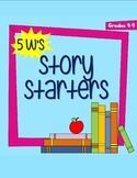 5 W's Story Starter Cards