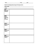 5 W's Graphic Organizer & Worksheets | Teachers Pay Teachers