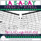 5-a-Day LA: K-2 Spiraling Review BUNDLE Morning Work Homework