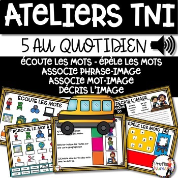 Preview of 5 au quotidien TNI – SEPTEMBRE - Jeux AUDIO interactifs TBI