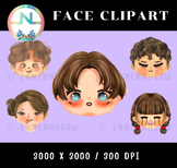 5 boys Cilpart, 5 boys Cilpart,Illustration of emotions an