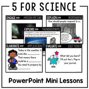 5 for Science: Weather BUNDLE by Primary Teaching Adventures- Katie ...