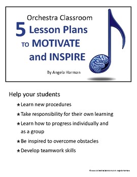 Preview of 5 lessons to MOTIVATE and INSPIRE your orchestra