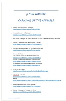 Preview of 5 min with the Carnival of the Animals