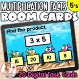 5's Multiplication Facts BOOM Cards | Digital Task Cards