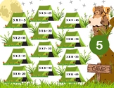 5's - Multiplication Facts Mastery Printable