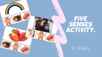 Preview of 5 Senses Activity.