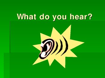 Preview of 5 senses powerpoint (hearing) game