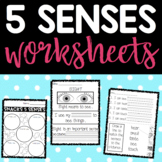 5 senses worksheets