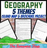 5 themes of Geography Build an Island Nation Map & Brochure