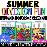 Summer Coloring Pages Sheets Division Practice Division Fa