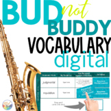 BUD NOT BUDDY Novel Study VOCABULARY Slides | NO PREP!