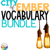 City of Ember Novel Study Vocabulary BUNDLE || Paper and o