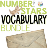 NUMBER THE STARS Novel Study Vocabulary || NO PREP || Dist