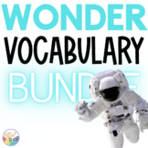 WONDER Novel Study VOCABULARY Bundle | Distance Learning | Google