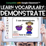 Digital Vocabulary Activities | DEMONSTRATE