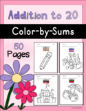 Addition to 20 Color-by-Sums