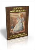 50 Alice in Wonderland Book illustrations to use for anything!