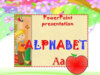 Preview of Alphabet PowerPoint presentation Clip art distance learning
