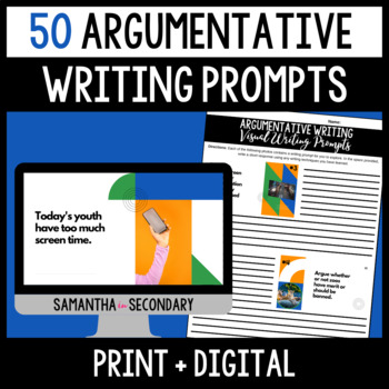 Preview of 50 Argumentative Writing Prompts