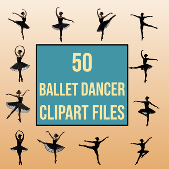 Preview of 50 Ballet Dancer Clipart Files