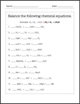 scientific equations examples