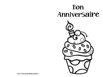 Birthday French Worksheets Teaching Resources Tpt