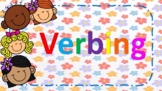 50 Continues Verbs Cards - (ing endings)