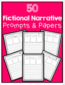 Preview of 50 Creative Fictional Narrative Writing Prompts and Papers